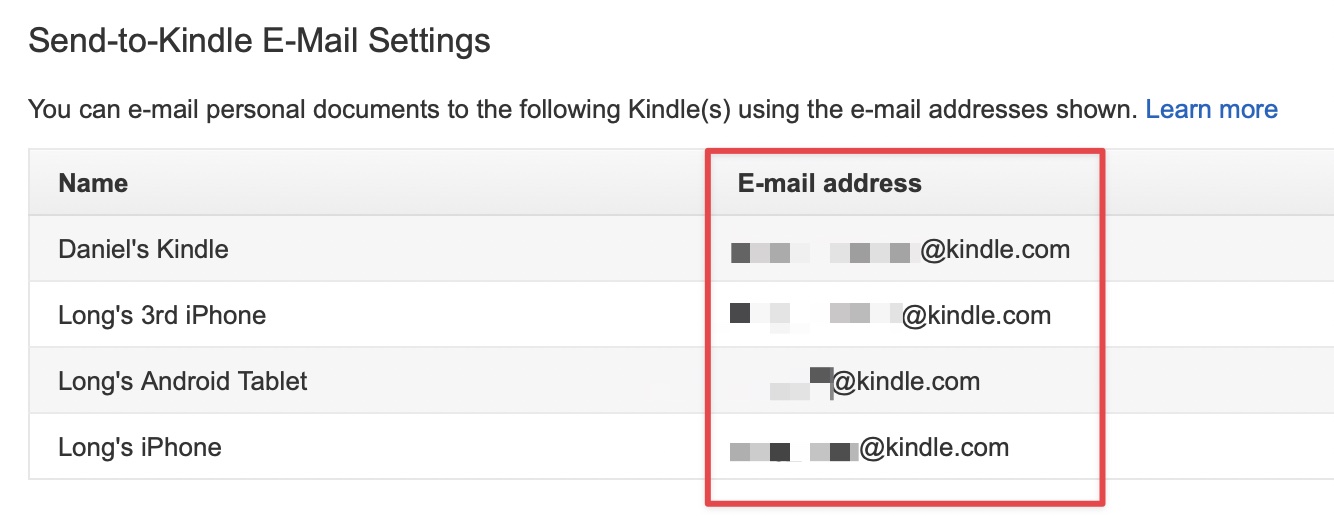 Your Kindle Email Address KTool